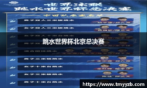 跳水世界杯北京总决赛